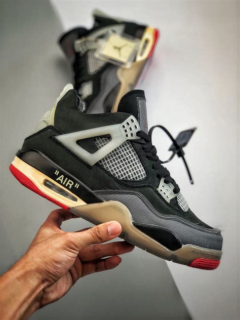 jordan 4 off white grey